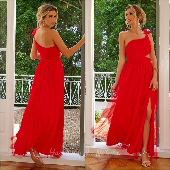 Fire & Flair One-Shoulder Dress - Picture 2 of 12